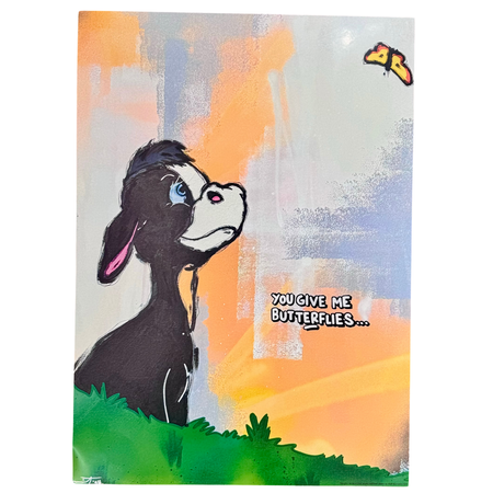 "Butterflies" Limited Edition poster av Haze1. 50x70 cm