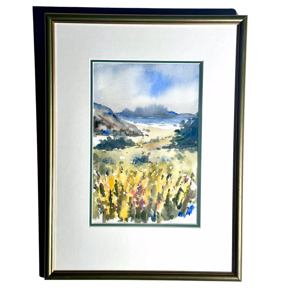 Akvarell av Ali Pournoroozy. 36x47,5 cm