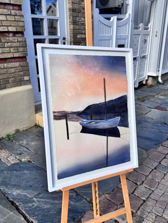 "Stilla", akvarell av Kalle Nilsson, 56x76 cm