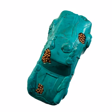 "Melted Porshe II" Väggskulptur av Adam Ström. 45x19x13 cm