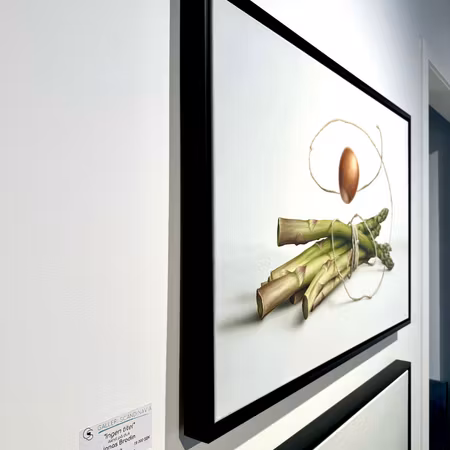 "Ingen titel" Akryl på duk av Jonas Brodin. 94x64 cm