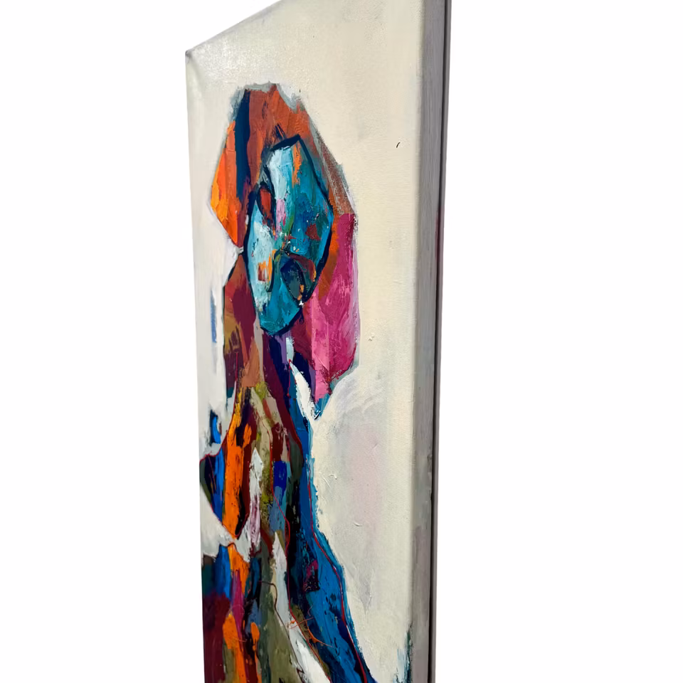 Venice no 8, akryl på duk av Alberto Ramirez LEG, 60x140 cm
