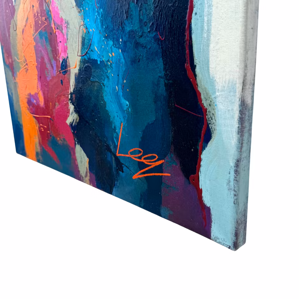 Venice no 8, akryl på duk av Alberto Ramirez LEG, 60x140 cm
