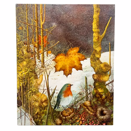 Erik The Red, akryl på duk av Björn Lindow, 80x100 cm