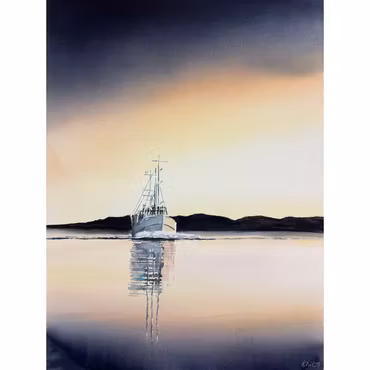 Ny dag, akvarell av Kalle Nilsson, 93x73 cm