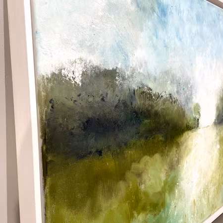 Guiding Light, Olja på duk av Lo Fehrling, 80x60 cm