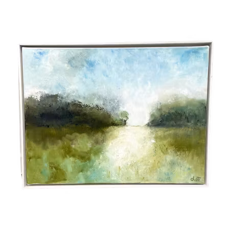 'Guiding Light', Olja på duk av Lo Fehrling, 84x64 cm