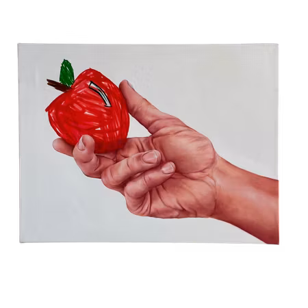 Eden I, Olja på bomull av Madeleine Heyman, 45x60 cm