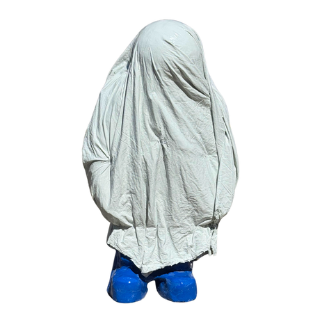 Nyfiken, Skulptur av Adam Ström. h 100 cm.
