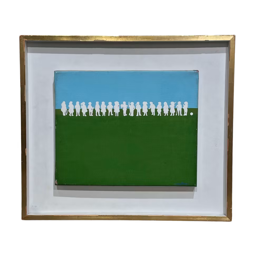 Utan titel, Olja på duk av Milvia Maglione, 40x35 cm