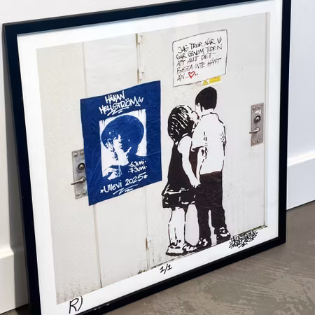 Streetphoto II, Fotografi av Rasmus Johanson & Hellstrom Street Art, 40x40 cm