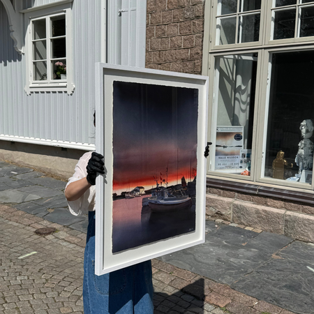 Åstol', Akvarell av Kalle Nilsson, 73x93 cm