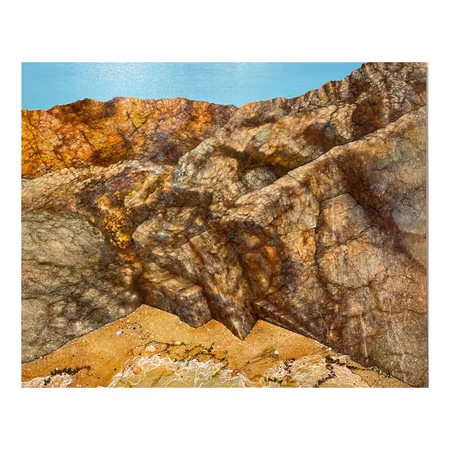 'The Wave', Akryl på duk av Bjørn Lindow, 120x100 cm