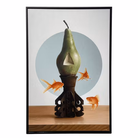 'Ingen titel', Akryl på duk av Jonas Brodin, 73x109 cm