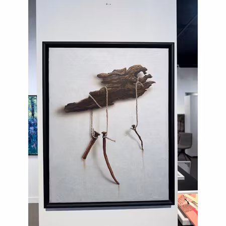 'Nails', Akryl på duk av Jonas Brodin, 47x60 cm