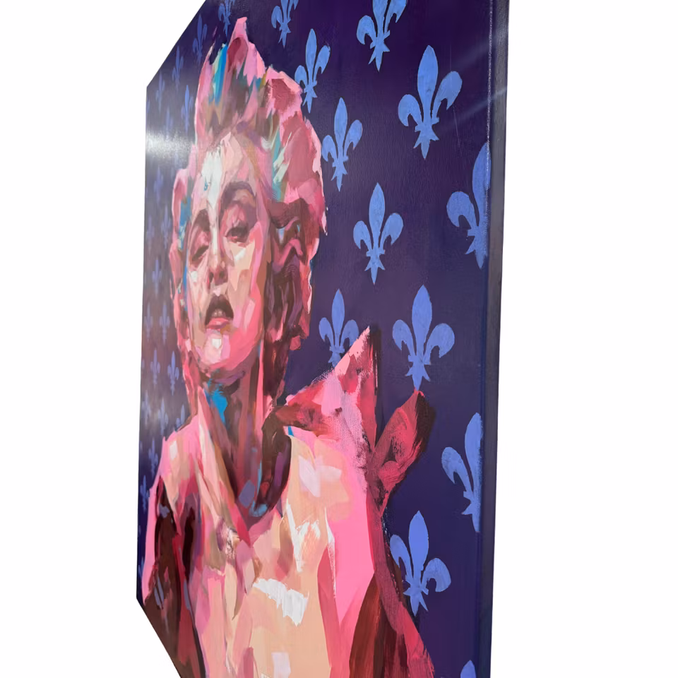 'Madonna', Akryl på duk av Alberto Ramirez LEG, 140x160 cm