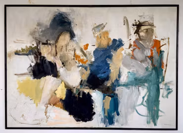 "Jean-Pierre, Sylvian et leurs amants", olja på duk av Filippa Bjerling, 140 x 100 cm