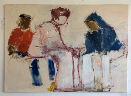 "The Sailors", olja på duk av Filippa Bjerling, 120 x 85 cm