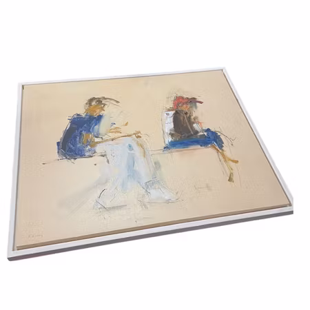 "Am Alex", olja på pannå av Filippa Bjerling, 47 x 37 cm