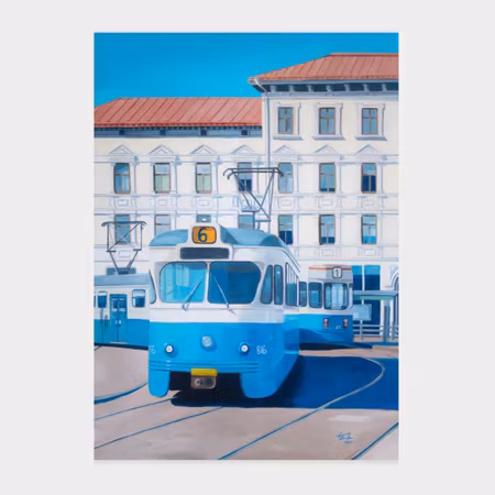 “Ett minne blått” – fine art print av Elin Östberg