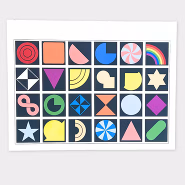 "Ingen titel", serigrafi av Lucio Del Pezzo ur mappen Östermalm Suite, cinq sérigraphique originales de Lucio Del Pezzo, 50x65 cm.