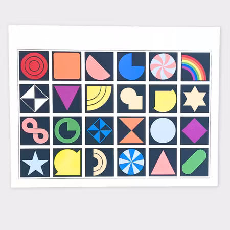 "Ingen titel", serigrafi av Lucio Del Pezzo ur mappen Östermalm Suite, cinq sérigraphique originales de Lucio Del Pezzo, 50x65 cm.