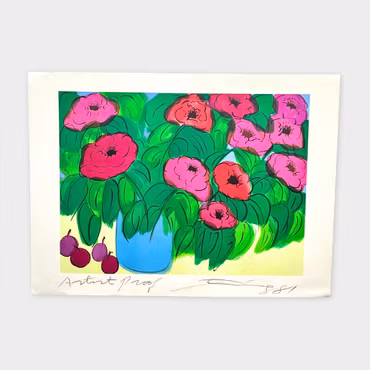 Walasse Ting – “Flowers and Fruit”, serigrafi (AP)