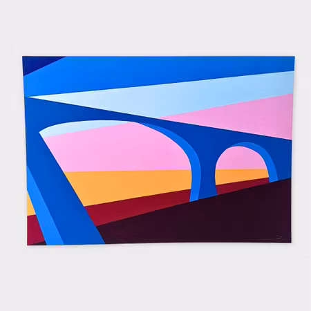 Franco Costa – “Early Going to Marstrand”, litografi