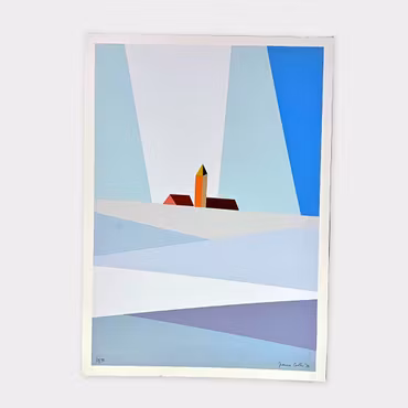 Franco Costa – “Nordic Lights” (1976), litografi (59/70)