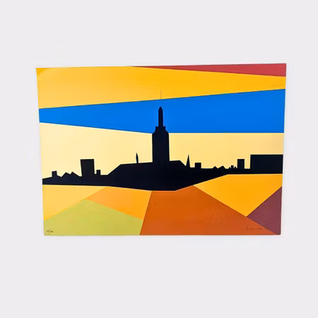 Franco Costa – “Chicago” (1977), litografi (47/200)