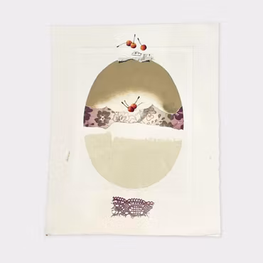 Alain Soucasse – Komposition med körsbär, etsning