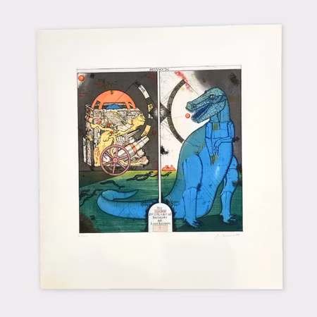 Uwe Bremer – Wer schoss vor 120 Millionen Jahren mit Laserkanonen auf Dinosaurier, etsning (7/100)