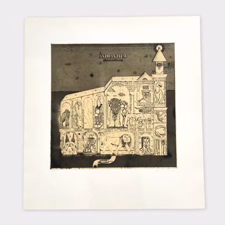 Uwe Bremer – Animantium Phantasticum, etsning (7/100)