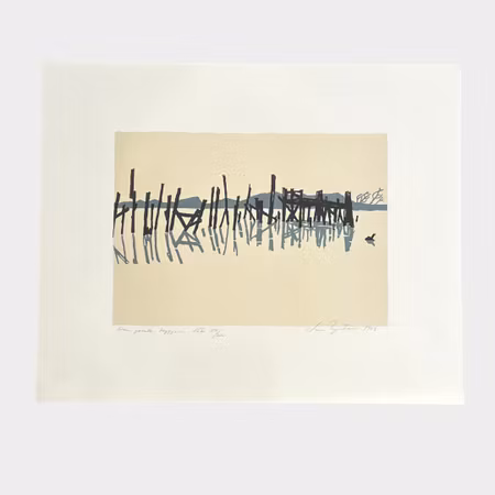 Lars Nyström – Den Gamla Bryggan, litografi