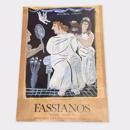 Alekos Fassianos – Epithalame d’Hélène, litografisk affisch