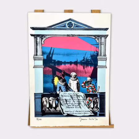 Franco Costa – Italian Stoneel, litografi (28/110)