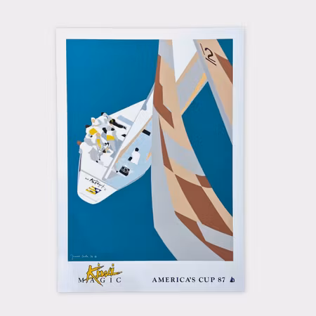 Franco Costa – Kiwi Magic, färglitografi (onumrerad, tryckt signatur)