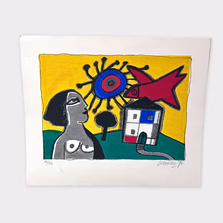 Beverloo Corneille – Litografi, litografi (114/250)