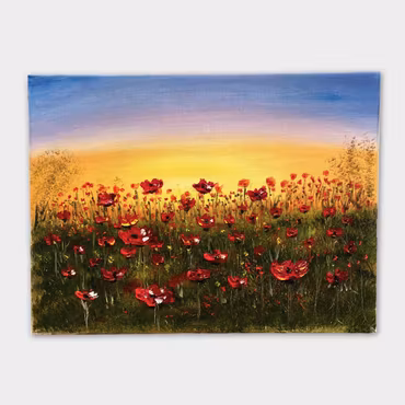 Lasse Kronér – Stjärnorna på slottet III, olja på duk, 40 × 30 cm