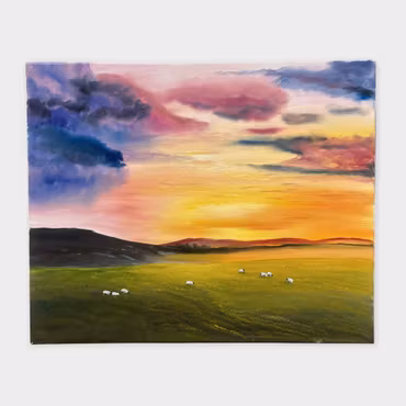 Lasse Kronér – Bä Bä, olja på duk, 50 × 60 cm