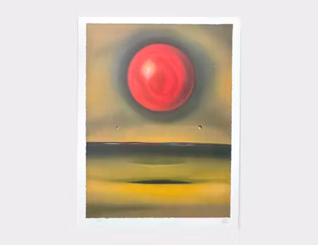 Lars Sjöström "Komposition", Litografi, numrerad 157/260, signerad 60x81 cm