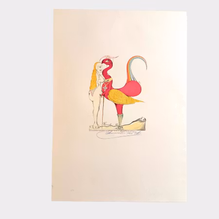 Friedrich Schröder Sonnenstern, Wellodistanzissmus, färglitografi, 76 x 54 cm, 52/99