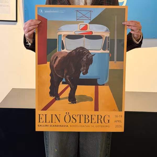 Växel – utställningsaffisch