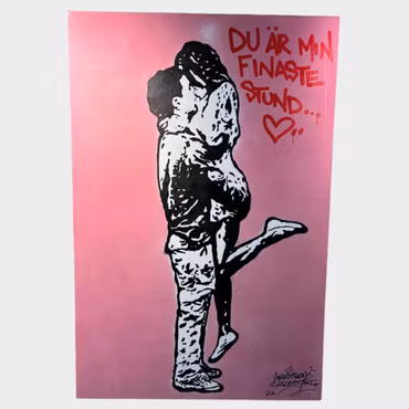 Hellstrom Street Art · Du är min finaste stund