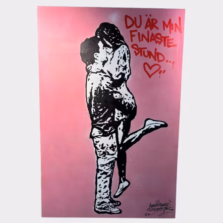 Hellstrom Street Art · Du är min finaste stund
