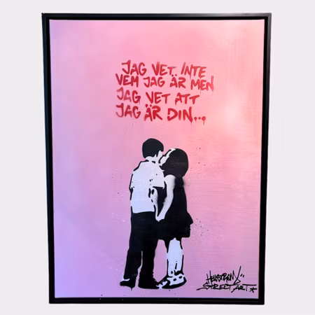Hellstrom Street Art · Jag vet inte vem jag är…