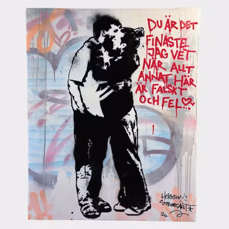 Hellstrom Street Art · Du är det finaste…