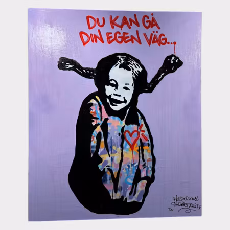 Hellstrom Street Art · Du kan gå din egen väg