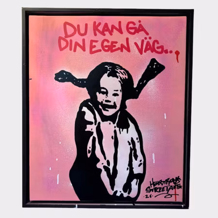 Hellstrom Street Art · Du kan gå din egen väg