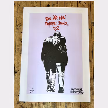Hellstrom Street Art · Du är min finaste stund